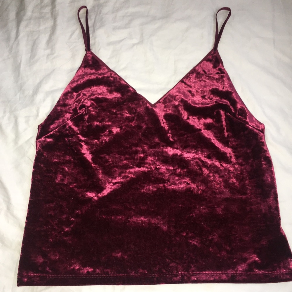 f21 velvet tank top